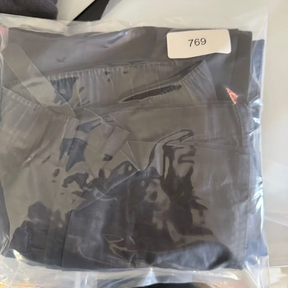 Vuori Charcoal Gray Ripstop Drawstring Outdoor Hiking Climber Pants Size Medium